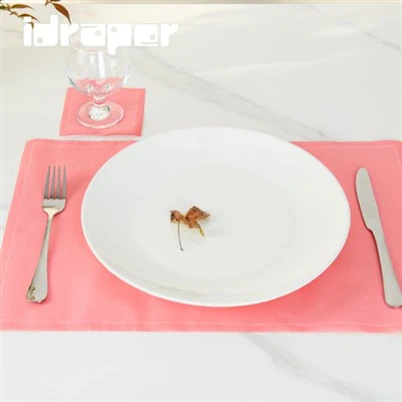 Qizil pushti stol salfetkalari